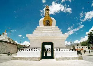 Stupa on the Potala Palace Square